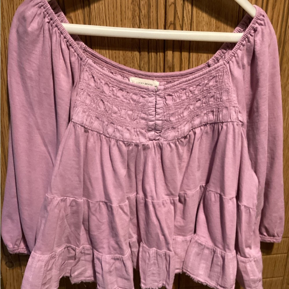 Lucky Brand Pink Blouse